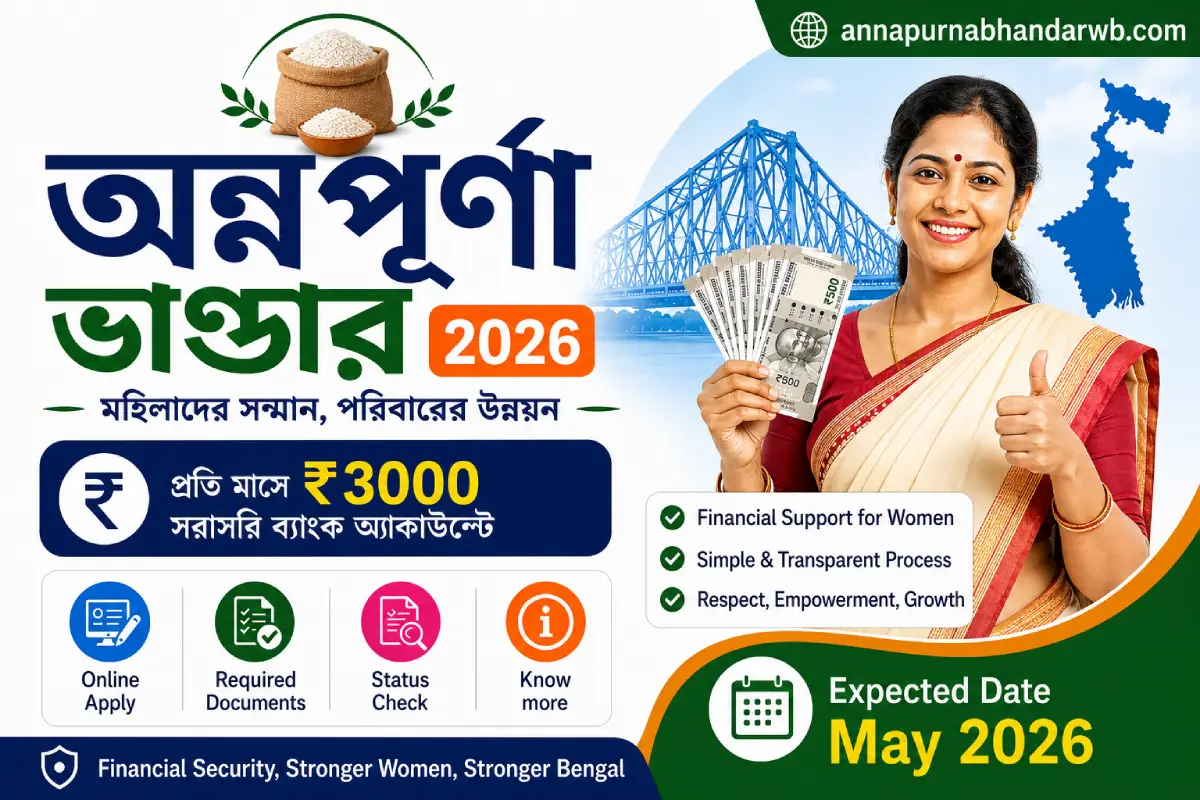 Annapurna Bhandar Scheme in West Bengal 2026
